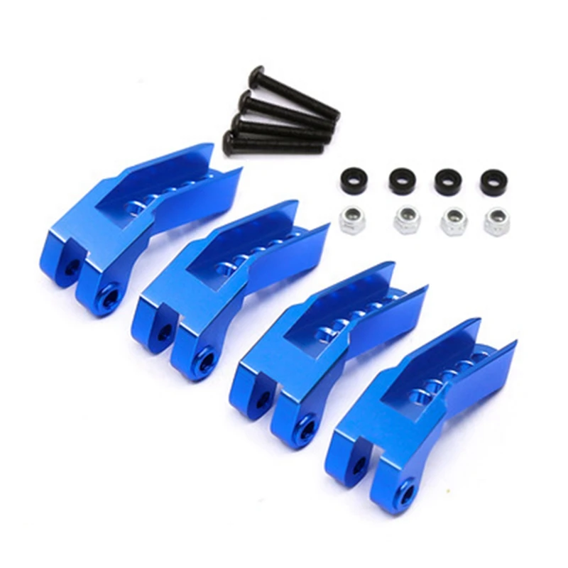 For TRAXXAS TRX-4 82056-4 Adjustable Oil Pressure Code-Set Of Shock Absorber Bracket W3 Front And Rear Accessories ,Blue