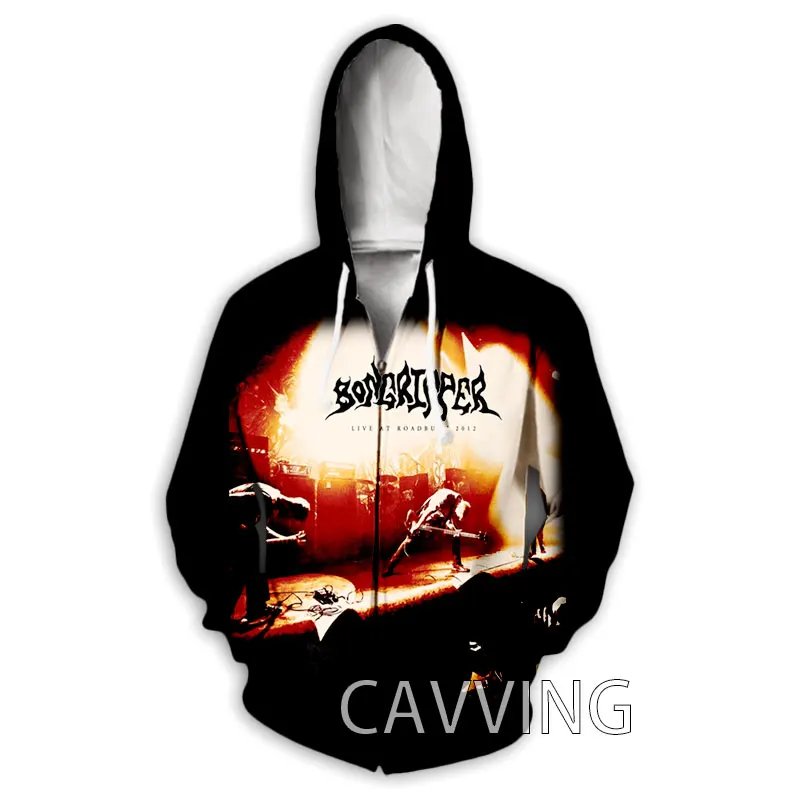 

CAVVING 3D Printed Bongripper Zipper Hoodies Zip Hooded Sweatshirt Harajuku Hoodie Sweatshirt for Men/women