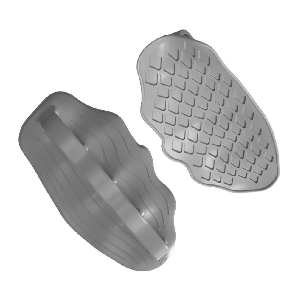 

1 Pair 4 Fingers Fitness Palm Guard Ergonomic Rhombus Anti-slip Pattern Weightlifting Palm Protector Soft Silicone
