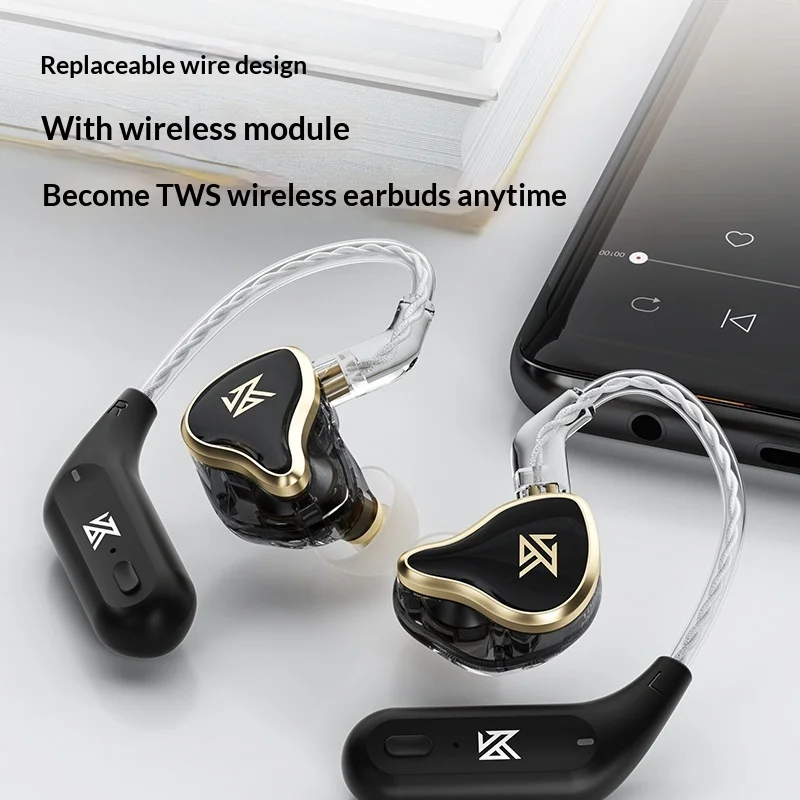 KZ ZAS Metal Wired Earphone 16-Unit Hybrid Technology Music Bass In-Ear Monitor Headset Sport Game Noice Cancelling Headphones view 6