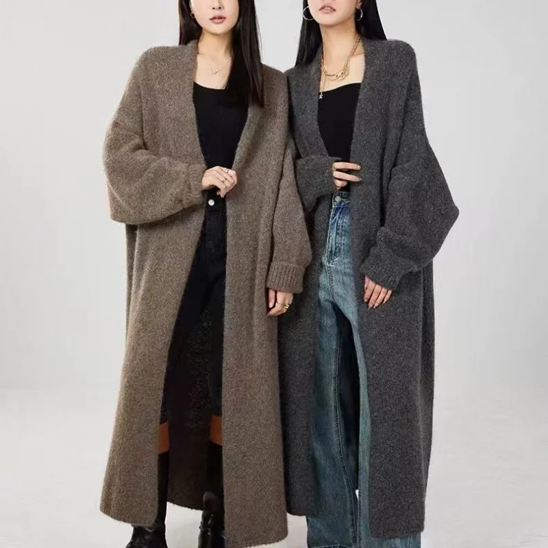 

Mid-Long Cardigans Japanese Oversized Womens Summer Sleeveless Semi-High Embroidered Openknit Edge Boho Lace Polychrome Harajuku