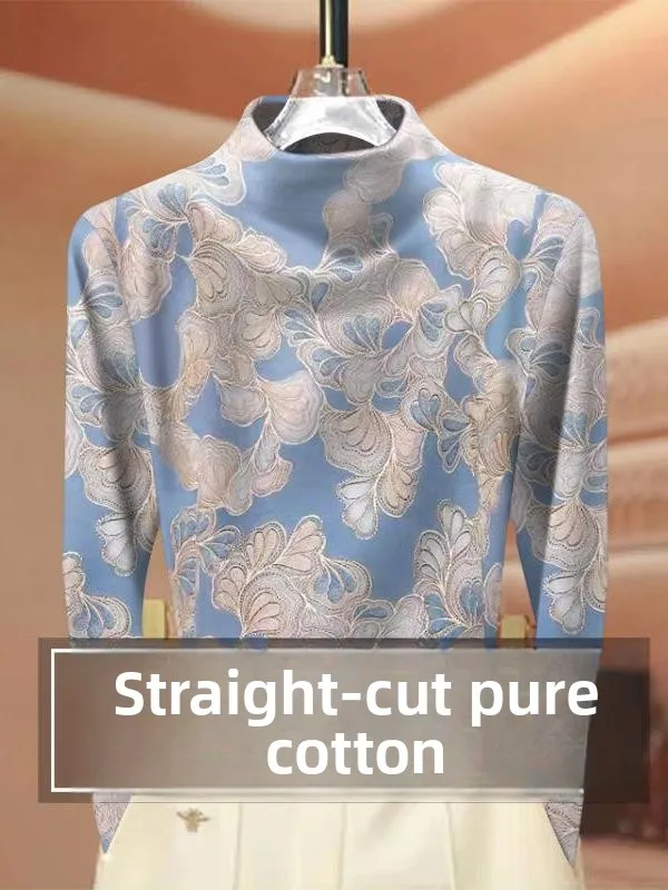 T-shirt lunga Sve in puro cotone di fascia alta da donna Faionable Neline Design coreano Sle Pendolarismo Vento Modello giovanile