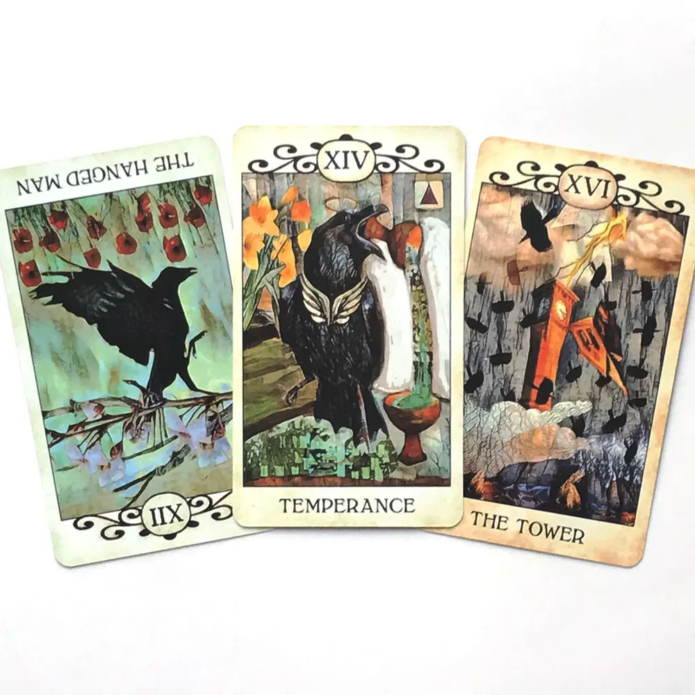 78Card Crow Tarot Oracle Cards For Fate Divination Board Game Tarot And A Variety Of Tarot Options