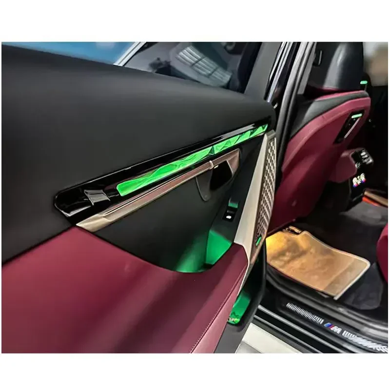 Rear Two Door Inter Led Decorate Lamp for 5 Series I5 G60 Crystal  Synchronize Original Car Ambient Lighting
