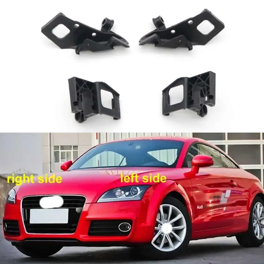 

Для Audi TT 2008 2009 2010-2014 автомобильные аксессуары комплект для ремонта фар ремонтные когти черный светильник подставка пластиковые фиксированные углы