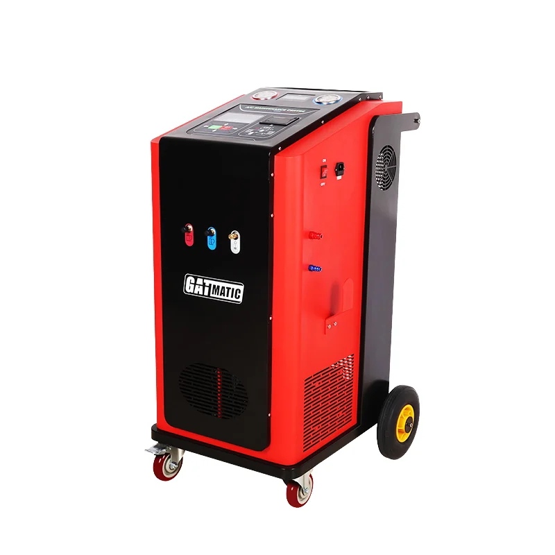 GATmatic Fully Auto Recovery Portable Refrigerant Gas Station 12L Tank GM-720A Model New Condition Car AC Recharge Equipment