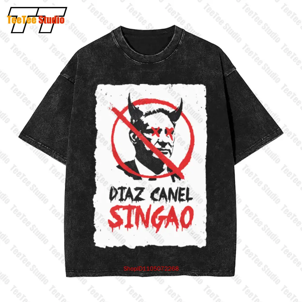 Diaz Canel Singao Patria Y Vida Vintage camiseta extragrande MTL6