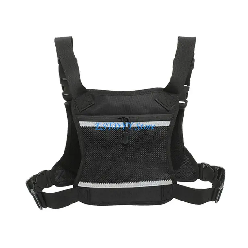 G6DE Utility Chest Rigs Running Chest Bag Outdoor Training Multipurpose Vest Pack For Running Cycling And Outdoor Activity
