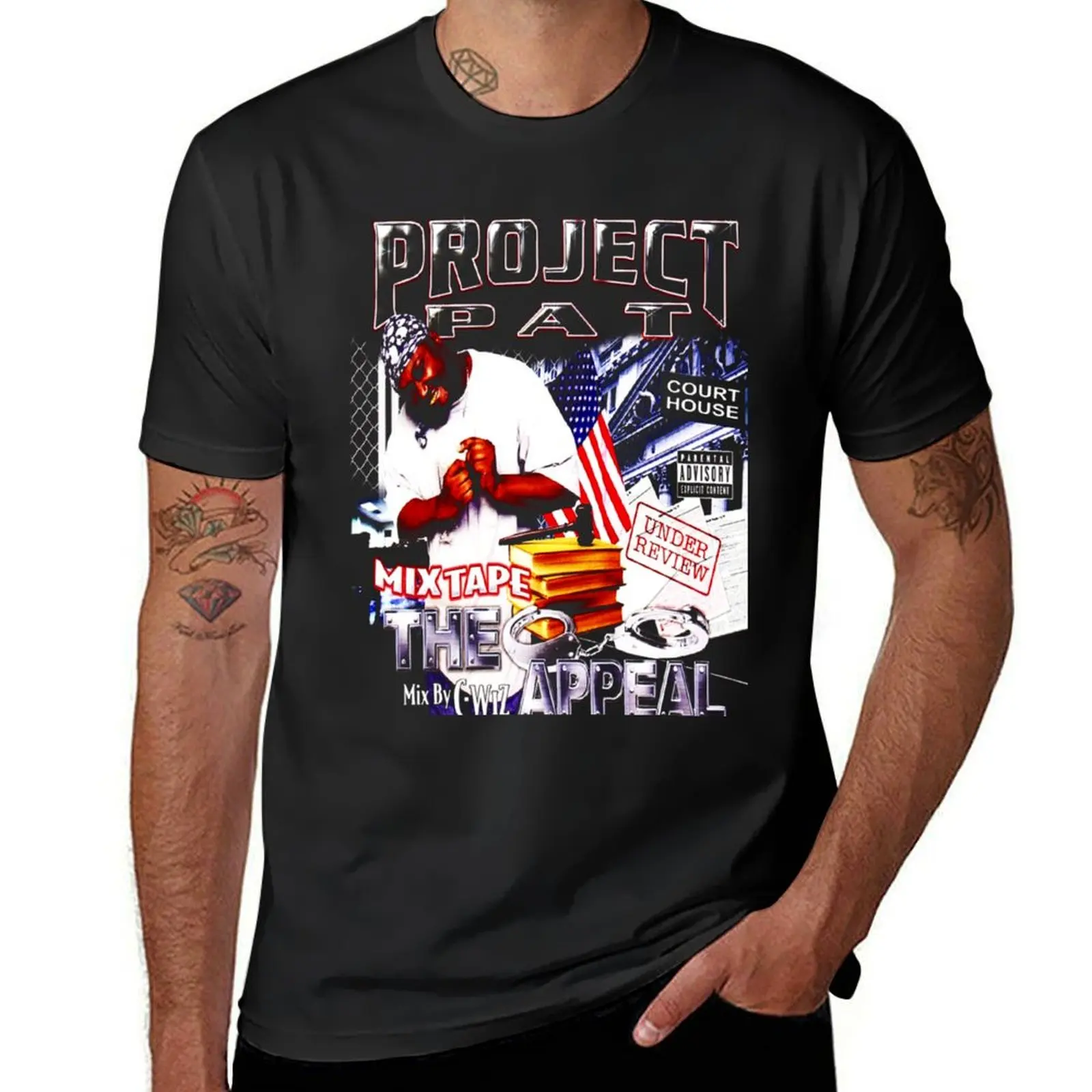 T-shirt graphique Project Pat pour hommes, vêtements Hiphelicopter, t-shirts sublimes et drôles