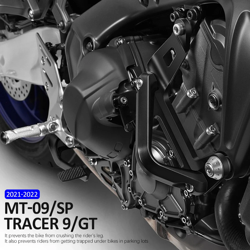 

New Engine Protective Guard Crash Bar Engine Guard Frame Protection Cover Fit For YAMAHA MT-09 MT09 SP TRACER 9 GT 2021 2022