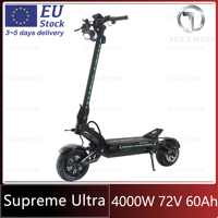 TEVERUN For Supreme Ultra V4 2000W*2 Dual Motor 4000W 72V 60Ah 4inch Display PKE Four-Piston Brake 11inch Explosion Proof Tire
