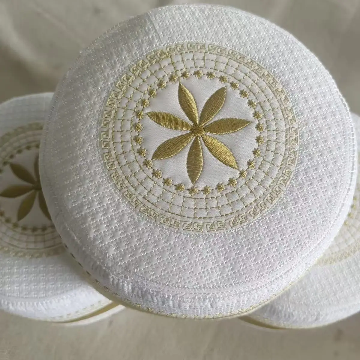 Free Shipping Muslim Caps For Men Clothing Prayer Hat Islamic Taqiyah Kufi Tax Products Kippa Turkish Modern Polyester 03596