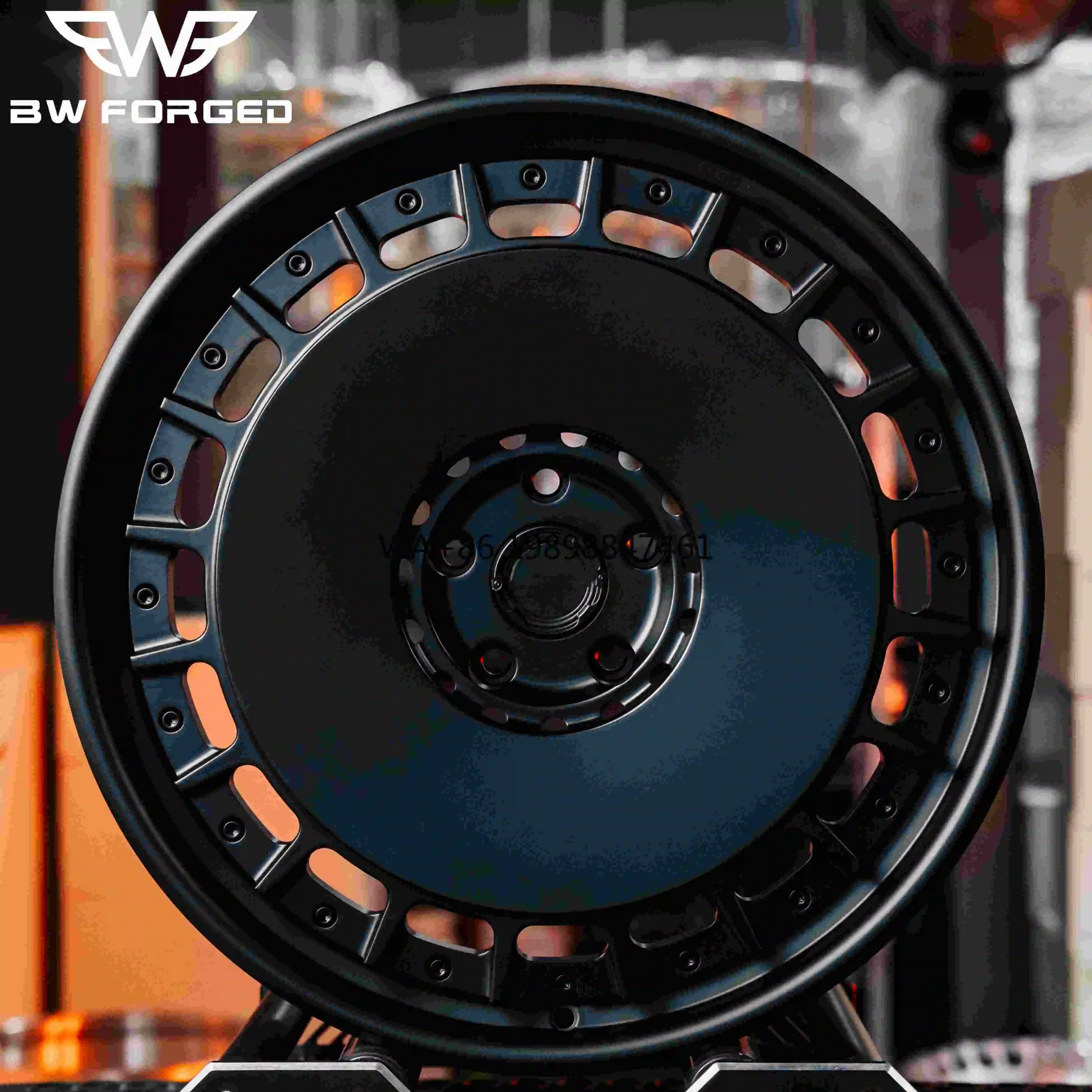 Llantas de aleación forjada negra monobloque 19 20 Aluminio 5x112 5x114,3 5x120 5x130PCD para rueda de supercoche de lujo Lamborghini Revuelto