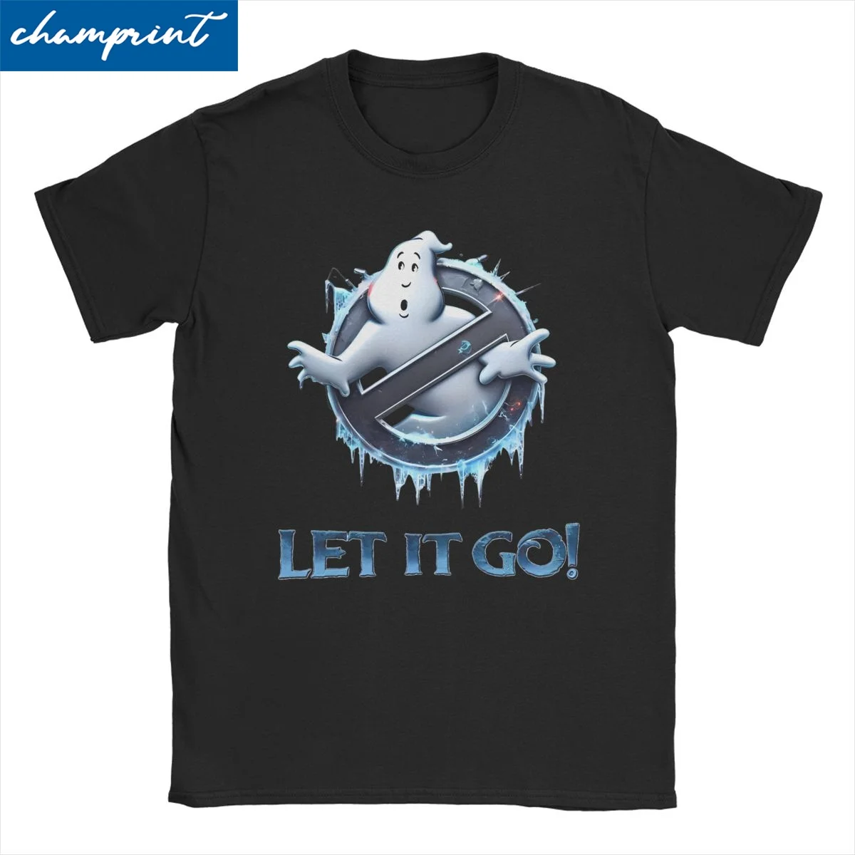 

Ghostbusters-Monster Frozens Movie T-Shirts for Men Women Amazing 100% Cotton Tee Shirt Short Sleeve T Shirt Gift Idea Clothes