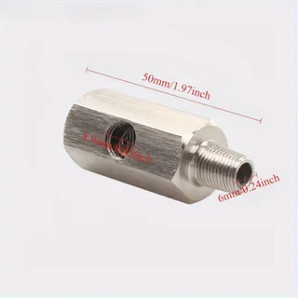 Accessoires voor automodificatie oliedruksensor connector 1/8NPT roestvrijstalen turbo connector
