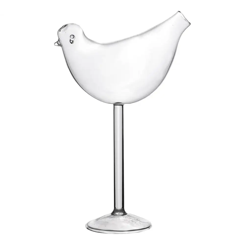 150ml Bird Wine Glass Bird Shaped Cocktail Glass Bird Cocktail Glass with Stable Base 150ml Elegant Wine Fancy for Party