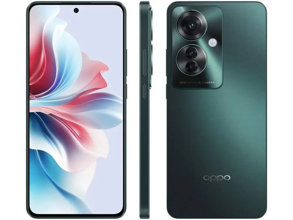 Smartphone OPPO Reno 11F 256GB Green 5G 8GB RAM 6,7 "Camera. Triple + Selfie 32MP Dual Chip