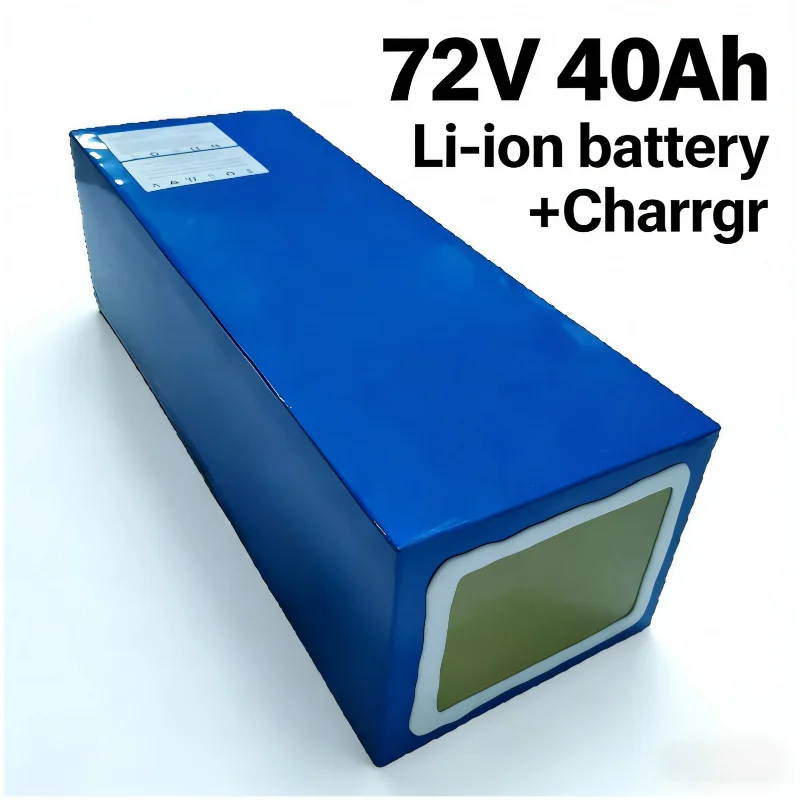 

72V 40Ah High Capacity Li-ion Battery with 20S BMS | Compatible with 2000W/3500W/7000W Electric Scooter Motorcycle Power Inverte