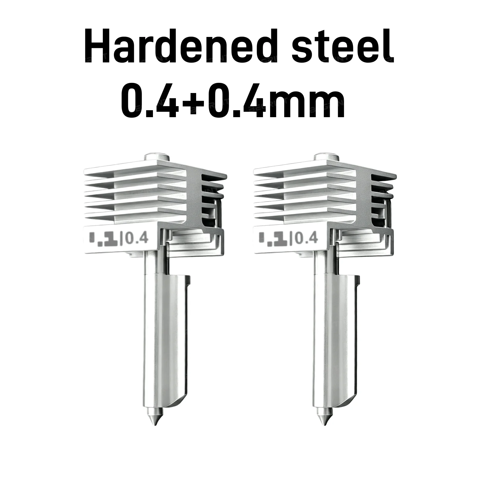 Hochpräzise gehärtete Stahldüse P2S X2D Hotend 0,2/0,4/0,6/0,8 mm integrierte Struktur für Bambu Lab H2C H2S H2D 3D-Drucker