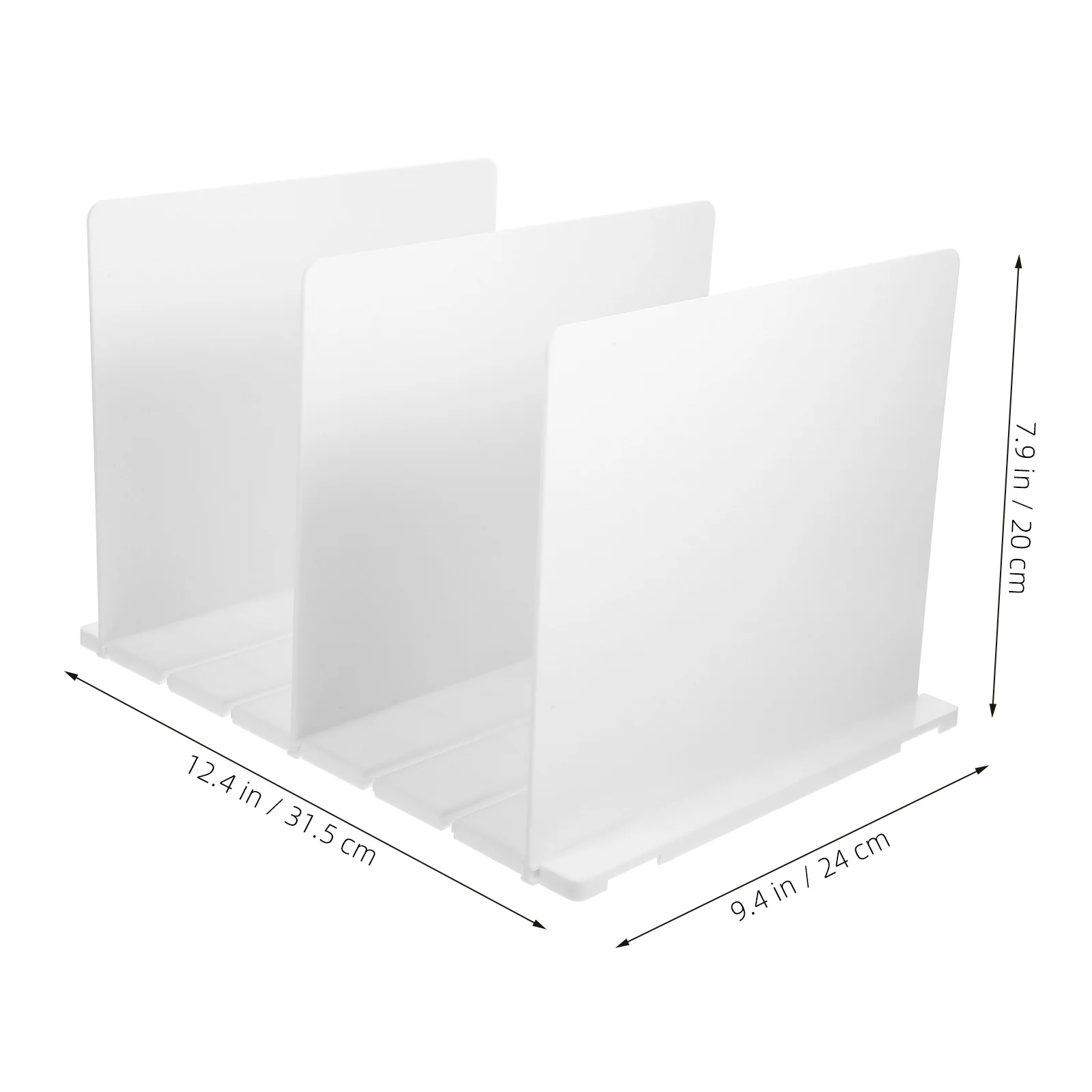 

1Set ABS Bookend Divider Multifunction Desktop Document Organizer for Office Dorm Study File Holder Storage Rack