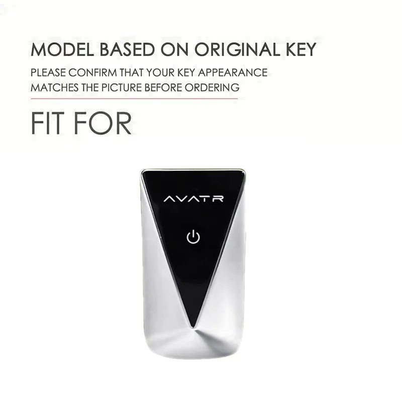 Transparent TPU Key Case Cover for AVATR 11/12/07 2024 Models, Full Protection Anti-Scratch Shockproof Car Key Fob Shell