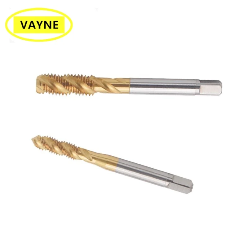 VAYNE HSSE Amerikanischer spiralförmiger geriffelter Gewindebohrer mit TIN UNF UNC UNS0-80 6-32 3-48 1-64 3/8 1/2 5/8 7/16 9/16 Maschinengewindebohrer mit Feingewinde