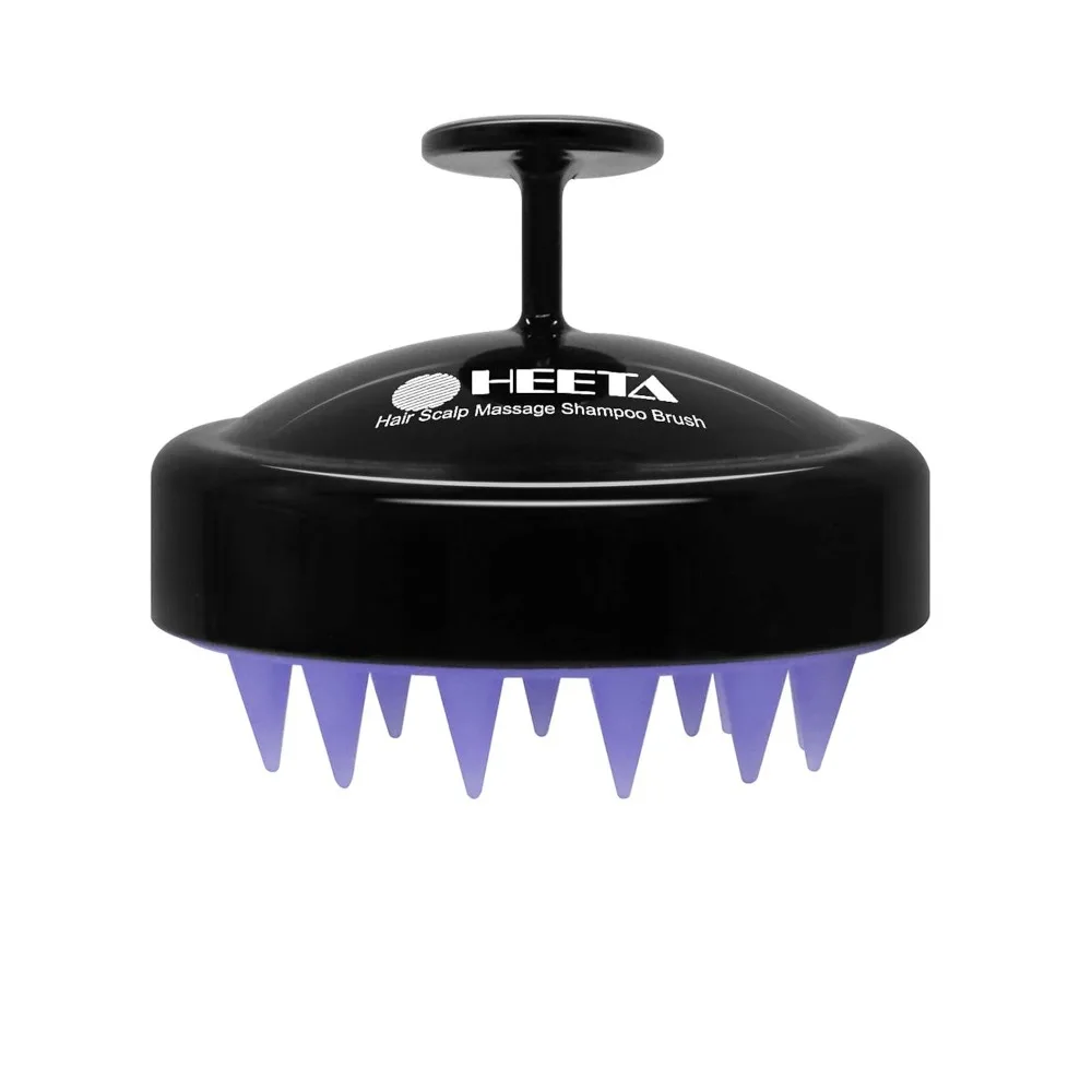 Soft Silicone Scalp Scrubber Shampoo Brush for Hair Growth Exfoliation Dandruff Removal Head Massage Stress Relax Wet and Dry Use Thick Thin Curly Hair Care