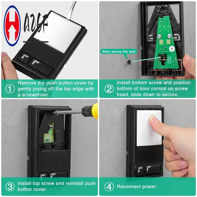 

A26F-панель управления открыванием гаражных ворот, замена многофункциональной настенной клавиатуры для 78LM, проводная