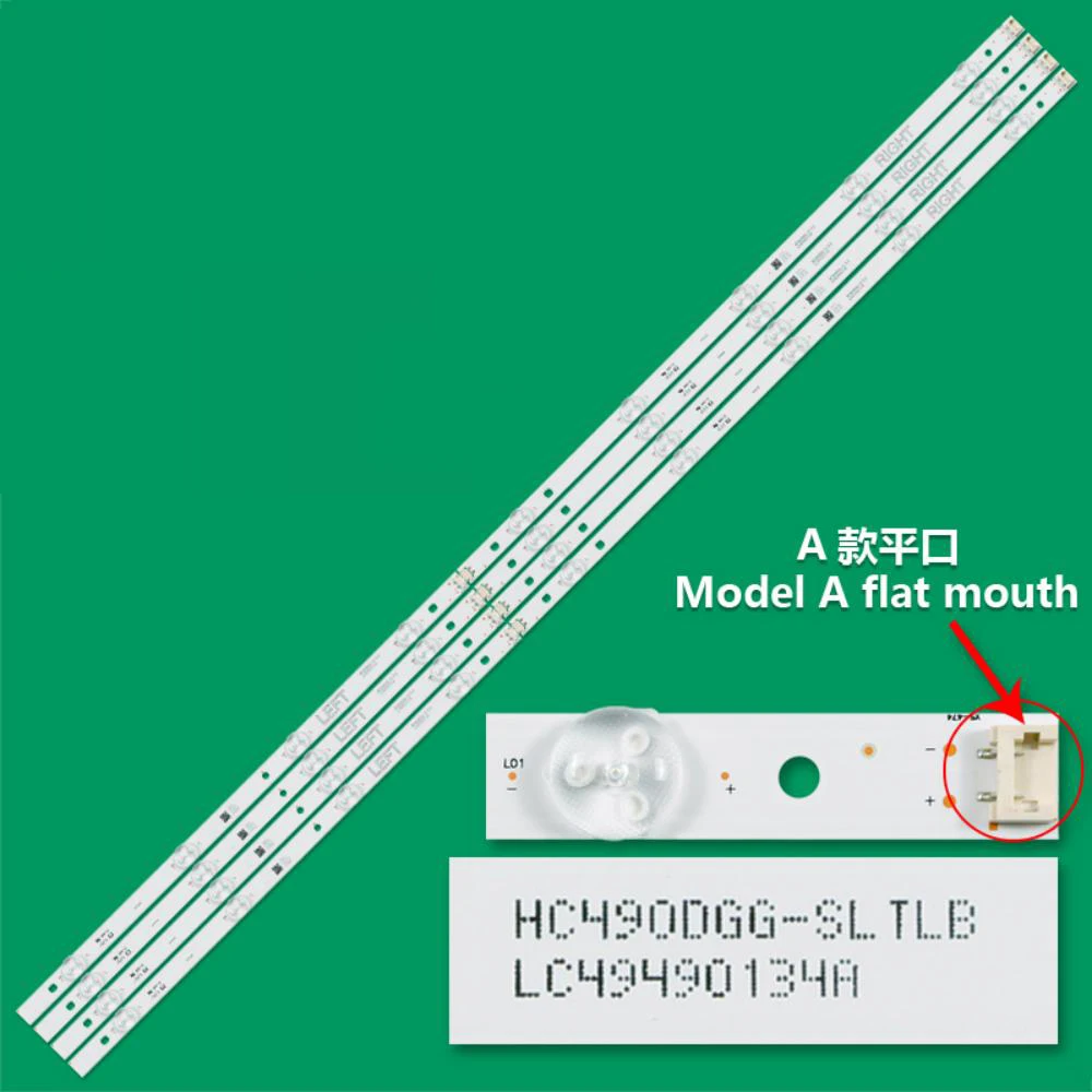 LED Backlight strip for 49UK6200PUA 49UK6300PLB 49UK6200 49LK5700PSC 49UJ635V 49UJ634V 49UF640T 49UH6507 49UH619V 49uf6409