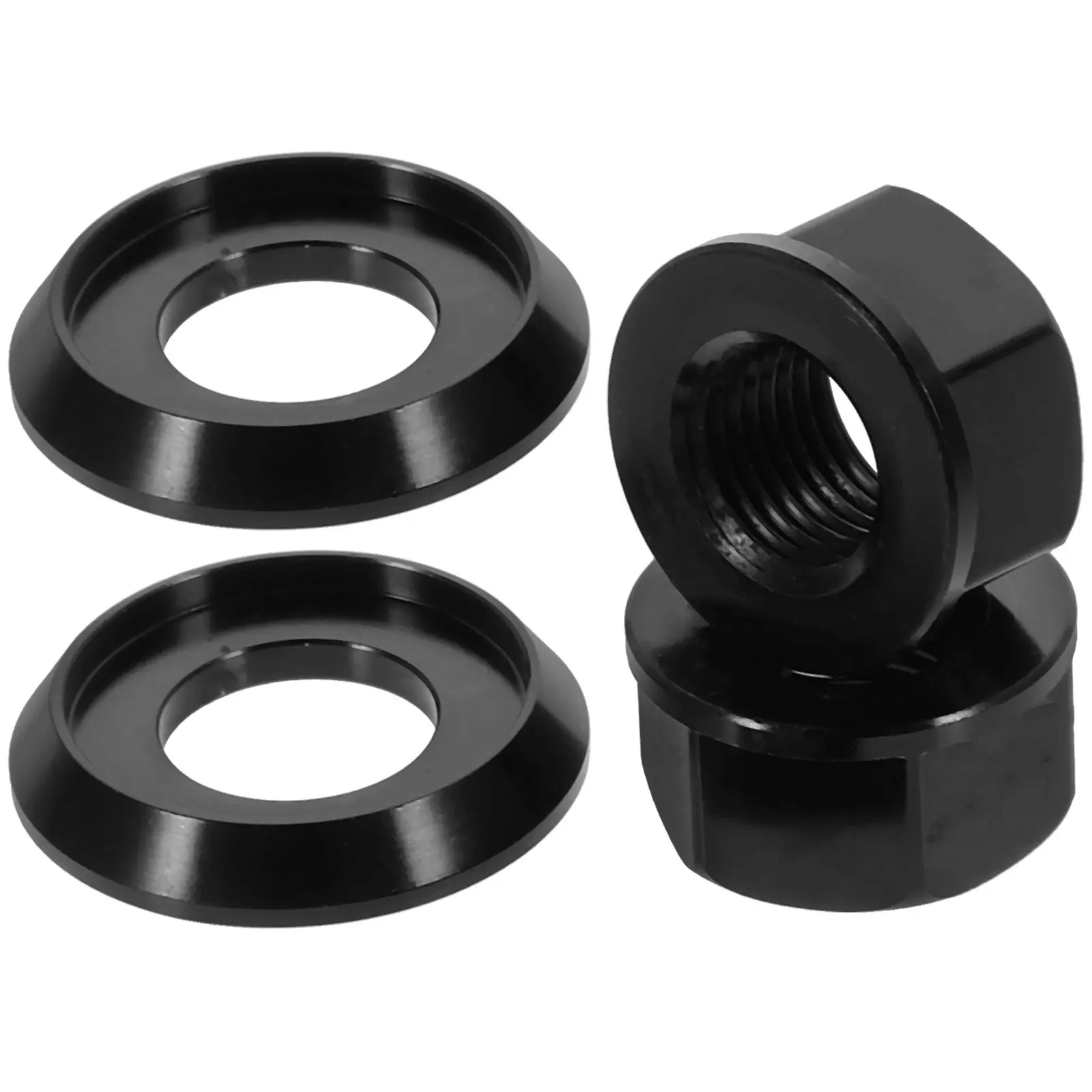 

2 шт. гайки M10 из алюминиевого сплава для задней втулки велосипеда, для самостоятельной установки, высокопрочные, легко устанавливаемые, золотистая отделка