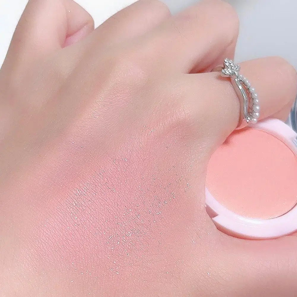 自然に明るくする軽量フェイスメイク ドーパミンカラースキーム 単色ブラッシュ 防水 汗に強いフェイスコスメ