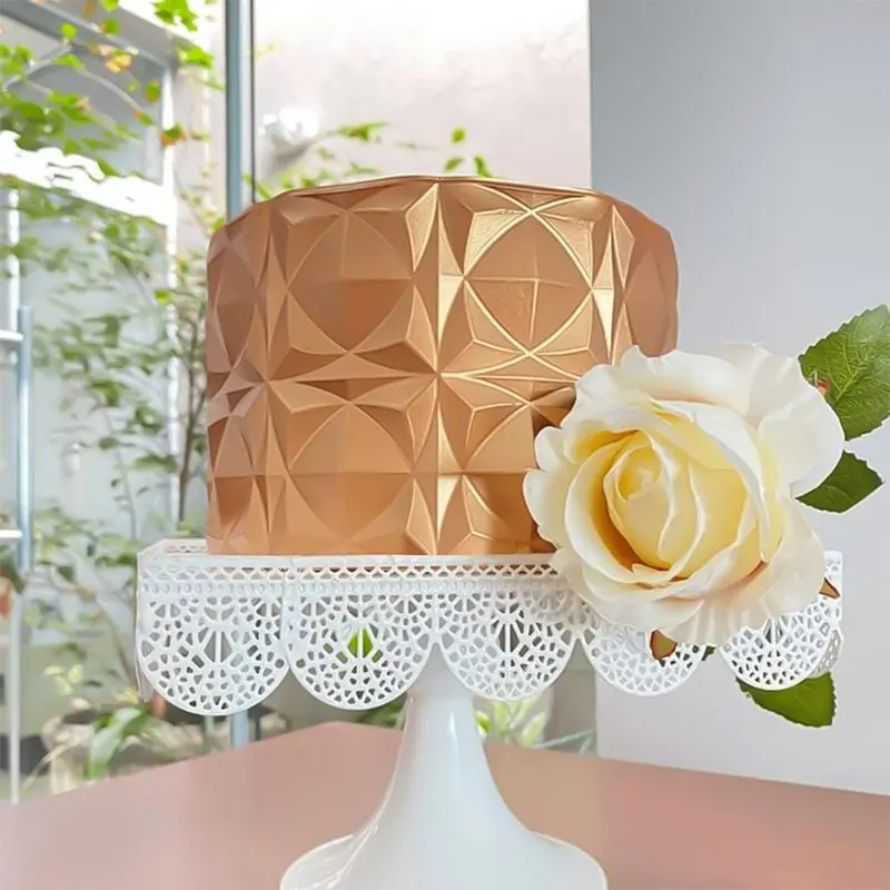 Transparent Mousse Cake Rim Mold European-style Fence Chocolate Baking Accessories Supplies Origami Tools