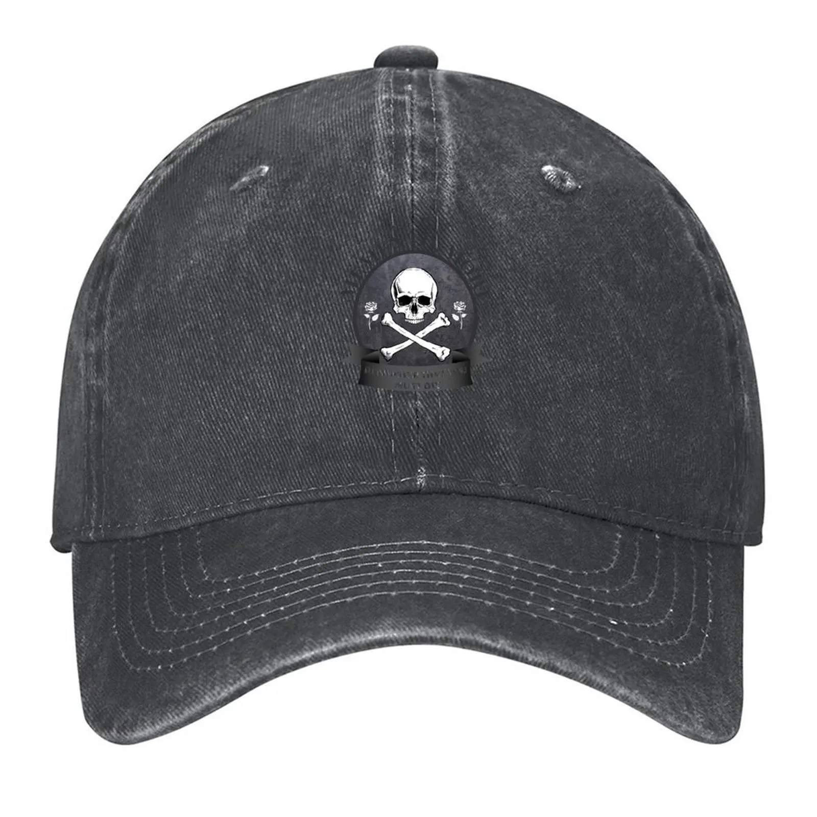 

Memento Mori Baseball Cap black Big Size Hat Luxury Brand Golf Hat Man Caps Male Women's
