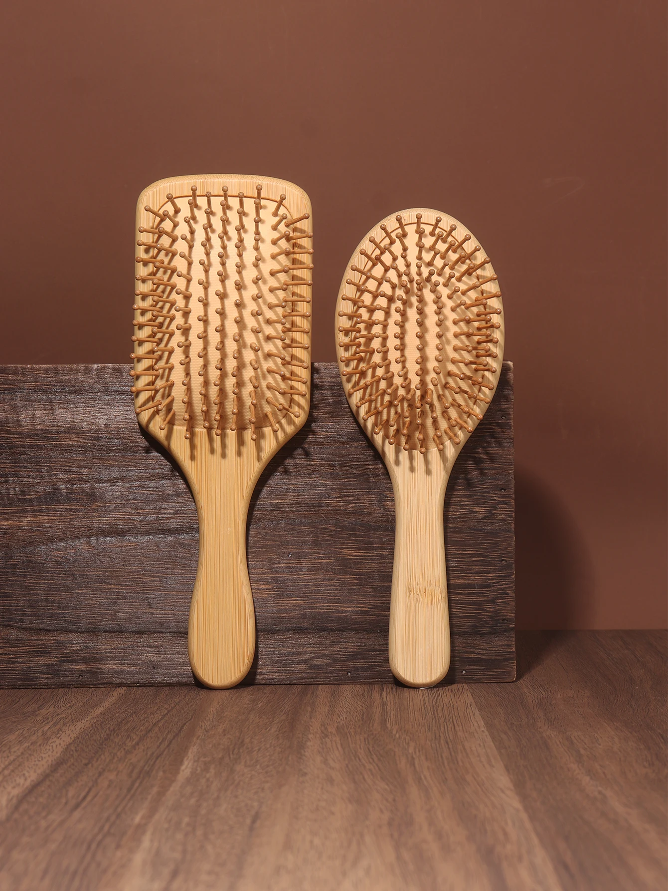 Wooden Hair Brush Professional Air Cushion Comb Scalp Massage Hair Brush For All Hair Types