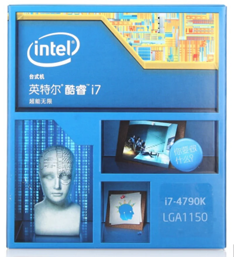 New Core i7-4790K 4.00 GHz Quad-Core LGA1150 SR219 CPU Processor in box