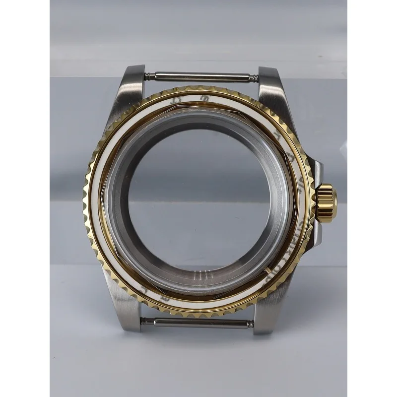 

Подводник для NH34/35, корпус-календарь, 40 мм, классические винтажные водонепроницаемые аксессуары из нержавеющей стали для механизма Eta2824