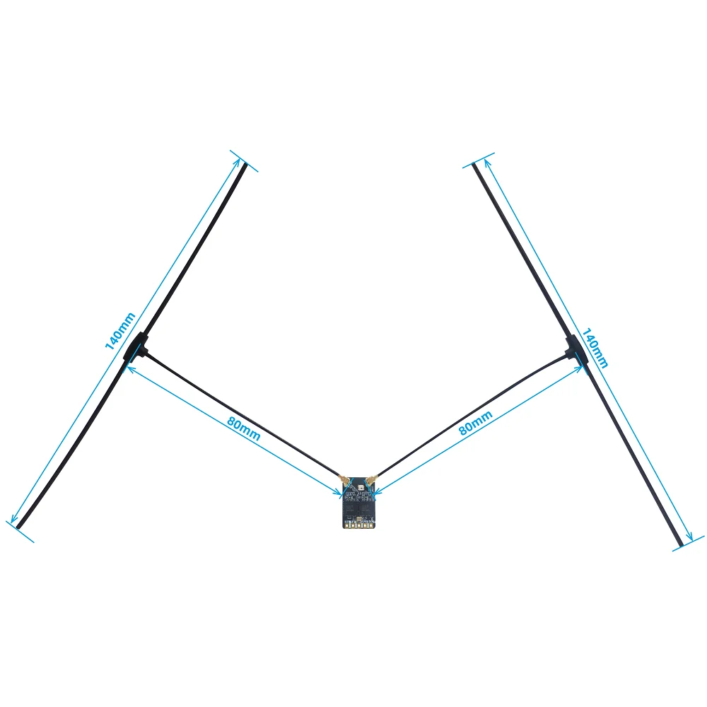 

BAYCK 915Mhz Dual core RX antenna Receivers ExpressLRS ELRS Support SBUS For FPV Racing Drone