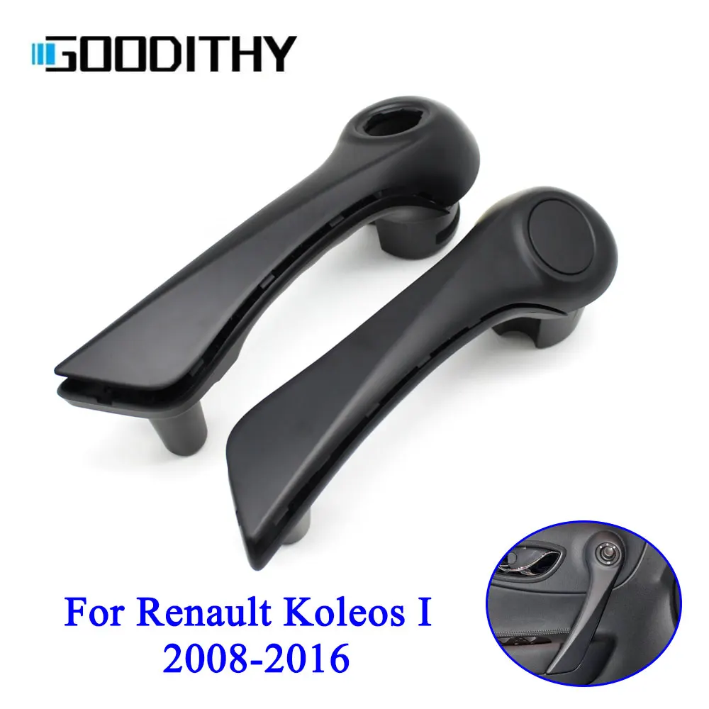 

LHD RHD 2PCS Car Interior Door Front Left Right Pull Grab Inner Handle With Outer Cover Trim For Renault Koleos I 2008-2016
