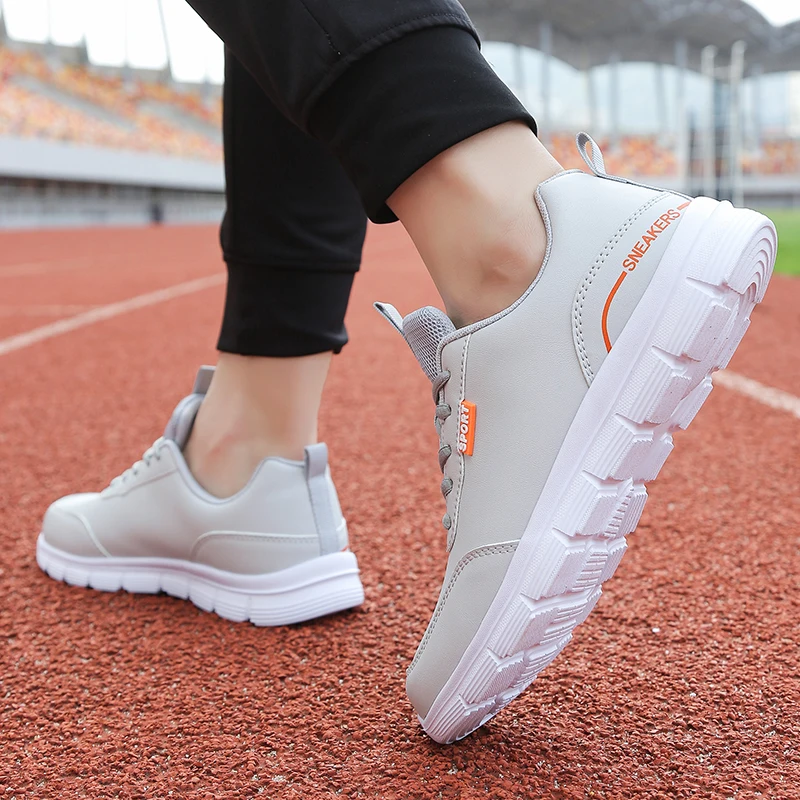 2025 New Designer Shoes Men Casual Sports Shoes for Men Leather Non-slip Lightweight Walking Fitness Sneakers Zapatos De Hombre - Image 6