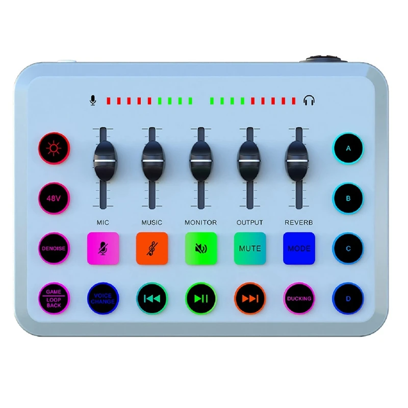 

T23C F11 Sound Cards Audio Mixer Field Cards Computers PC Mixers Professional Studio Recording Kits Podcasting Accessories