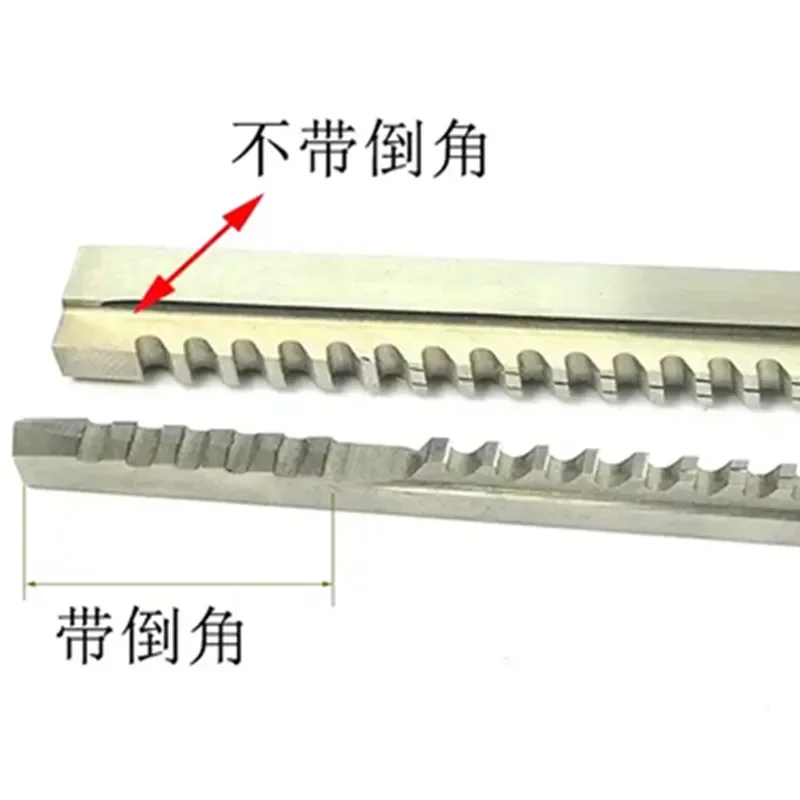 HSS M35 Keyway broach cutter spline brocciatura tool 8mm 80-120 push broachs per acciaio inossidabile