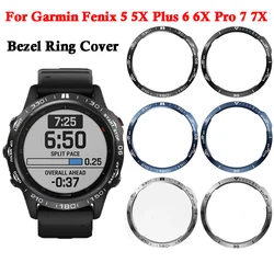 Bezel for Garmin Fenix 7 7X 6 6X Pro 5 5X Plus Smart Watch Ring Bezel Styling Frame Case Cover Anti-Scratch Protector Cover Ring