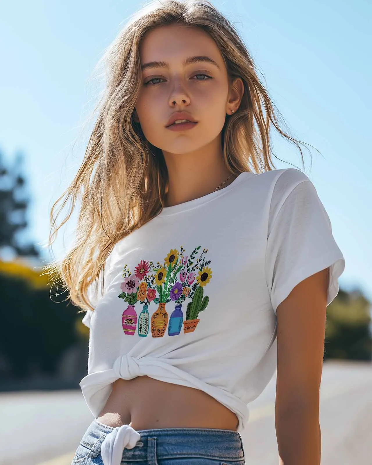 Flowers And Plants T-Shirt Lover Gift Sweatshirt Fitness T-shirt Short Sleeve O-neck Clothing Tops