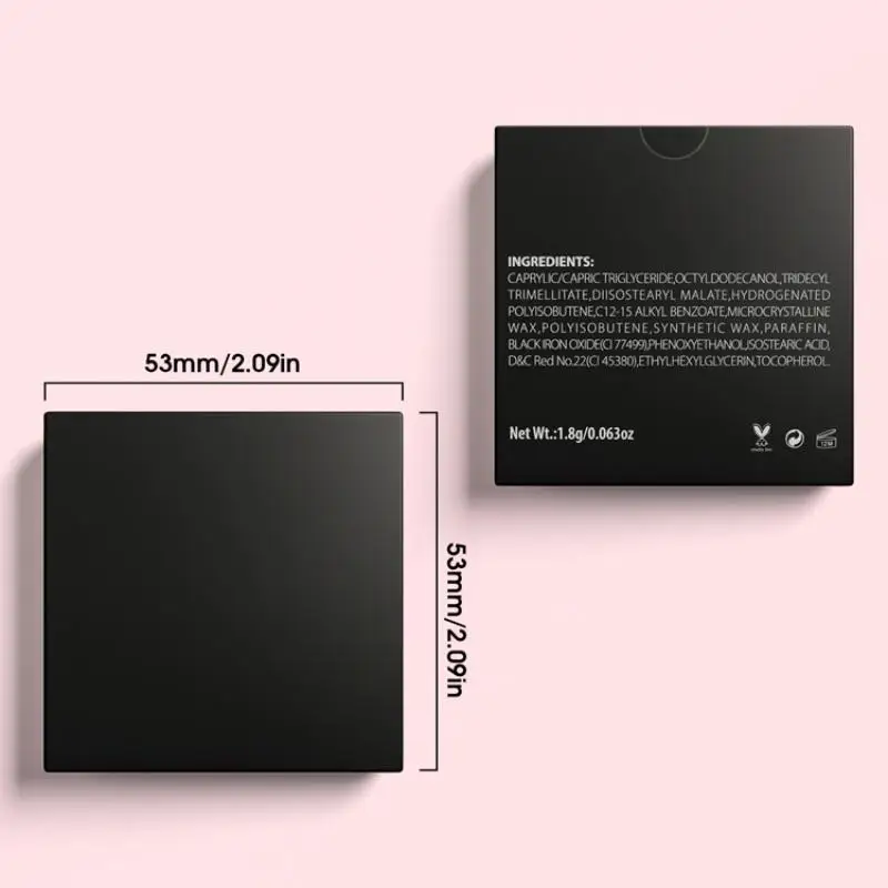 Blush preto mágico, marca própria, ph, mudança de temperatura, cor, matiz de bochecha, creme personalizado, atacado, produtos em massa, 5 peças