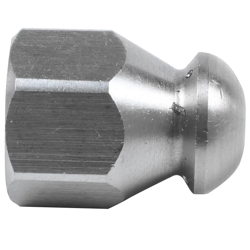 A68M-4X الأنابيب Jetter غسالة الضغط استنزاف المجاري تنظيف الأنابيب Jetter فوهة دوارة 5 طائرة (1/4 بوصة)