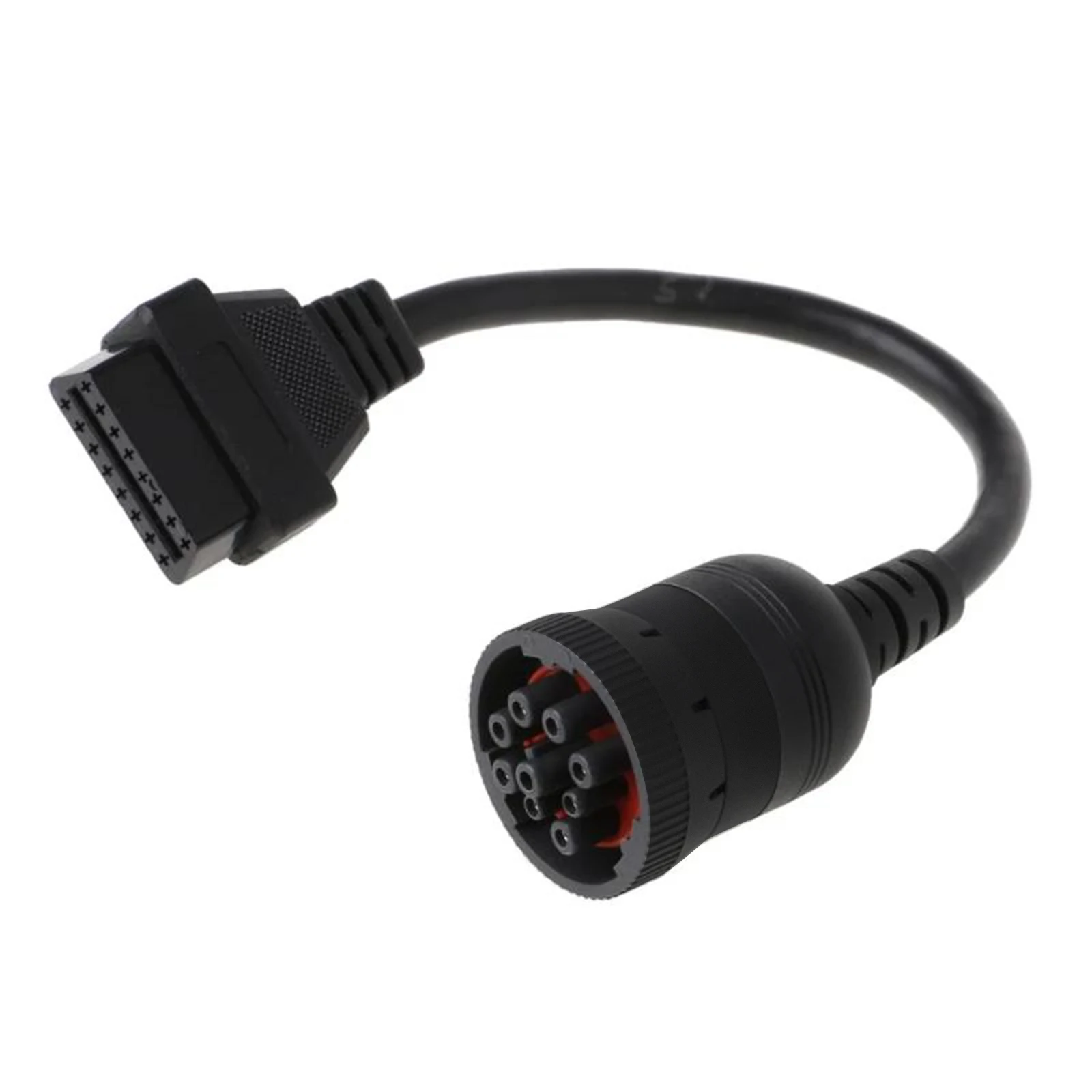 J1939 OBD-Kabel 9-polig auf 16-poliges Heavy Duty Truck OBD2-Diagnose-Adapterkabel für Cummins 0,3 m J1939 OBDII-Konverter-Anschluss – Detail 13