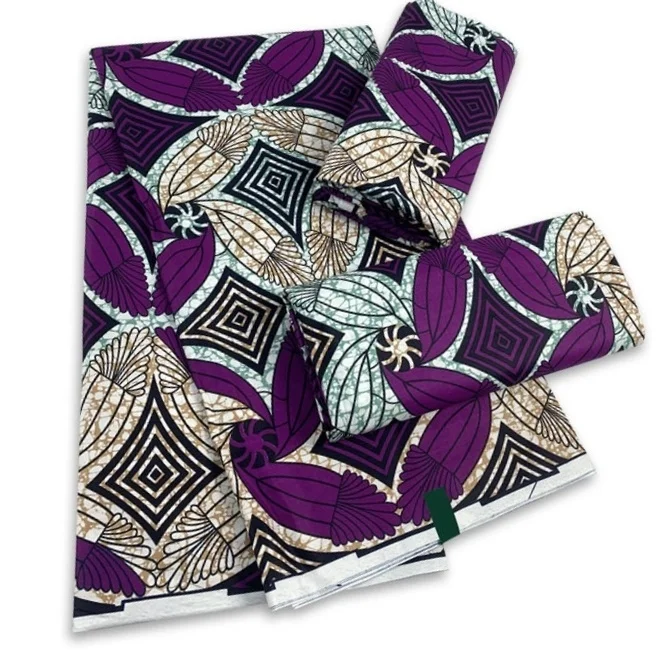 

Фабричная цена, искусственная африканская ткань, 100% хлопок, в стиле Ганы, мягкое восковое Шитье