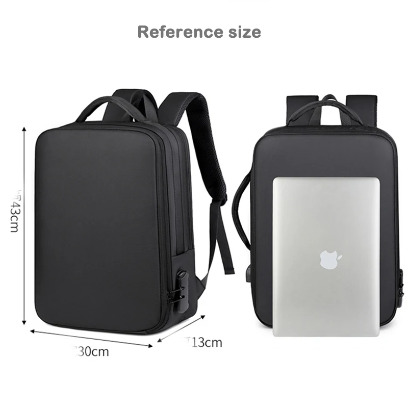 Buylor Business Laptop Backpack Waterproof Notebook for Men School Book Bag Multifunction USB Charging Backpacks Casual Daypack