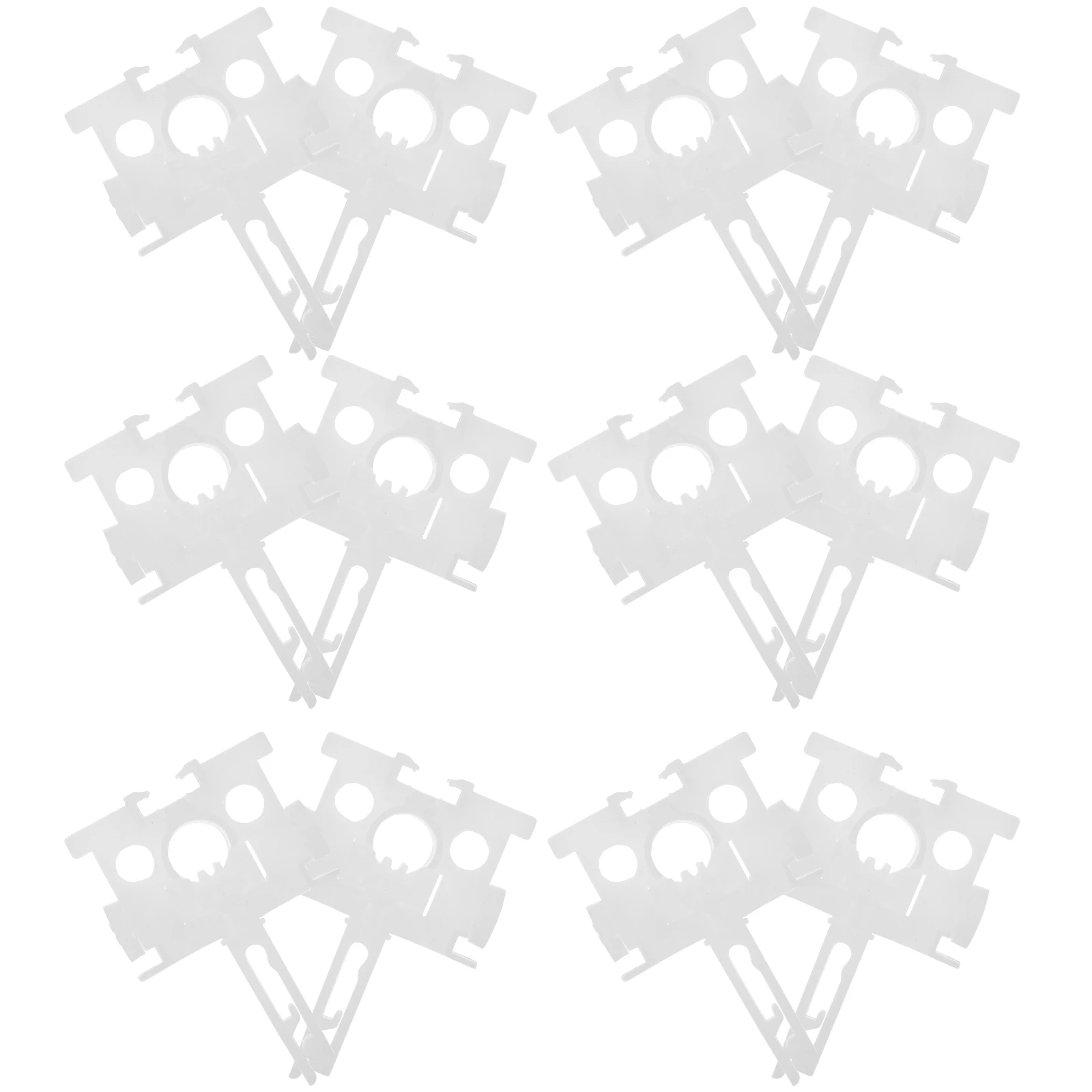 

12Pcs Vertical Blind Repair Carrier Replacement Stem Plastic Lightweight Fixer for Vertical Blinds Universal Size Installation