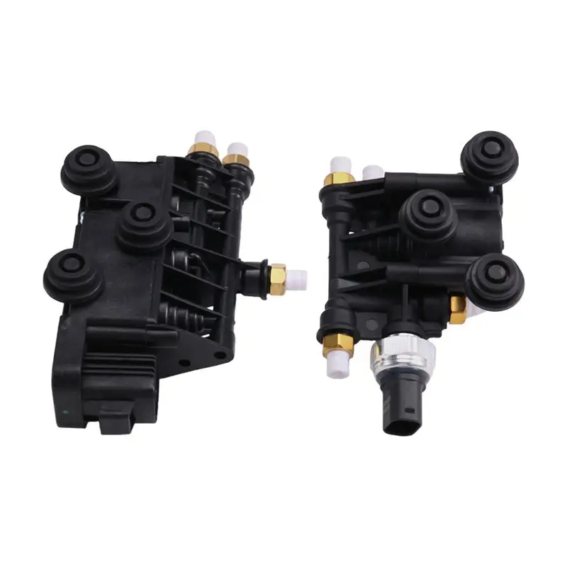 Pair Of Air Suspension Solenoid Valve Blocks RVH000046& RVH000095 For Land Rover LR3 4 Range Rover Sport